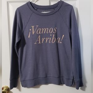 Women's Aerie "¡Vamos Arriba!" Long Sleeve Crew Neck Lightweight Sweatsh…
